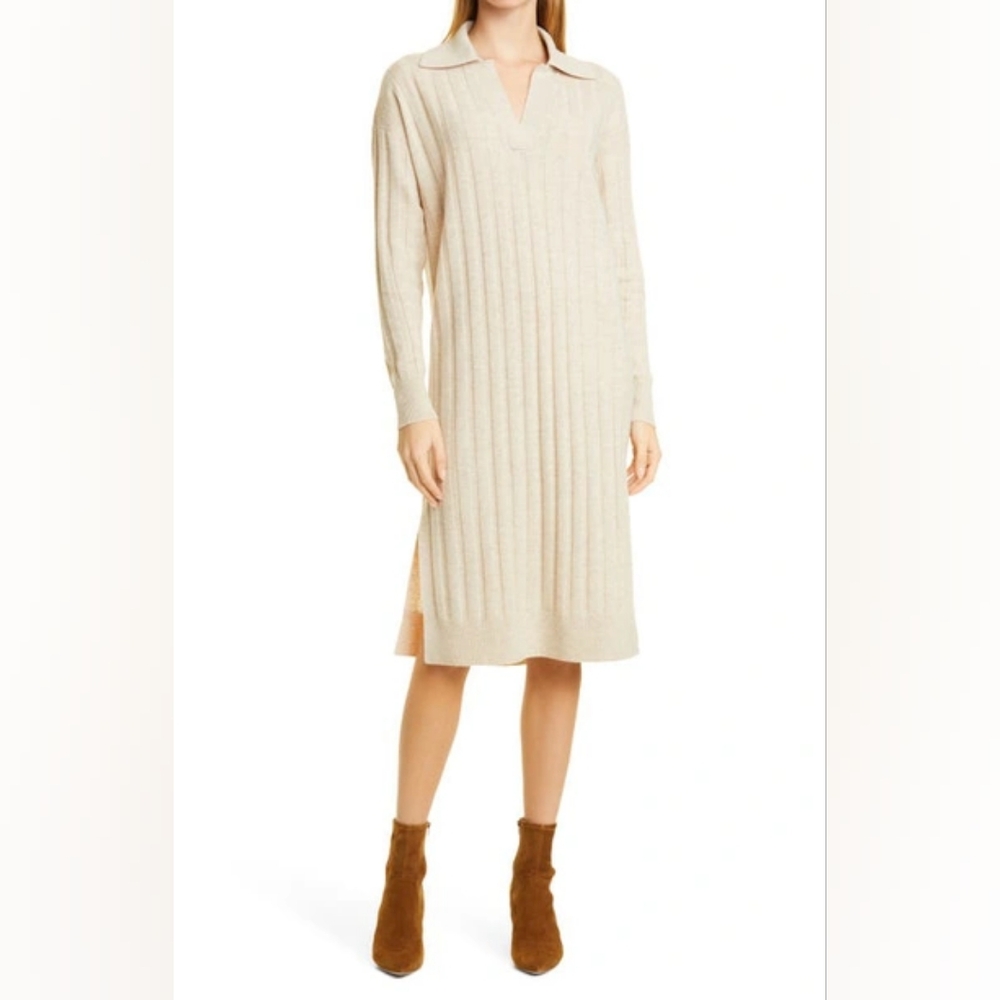 Club Monaco Cashmere Rib Dress - Picture 2 of 5